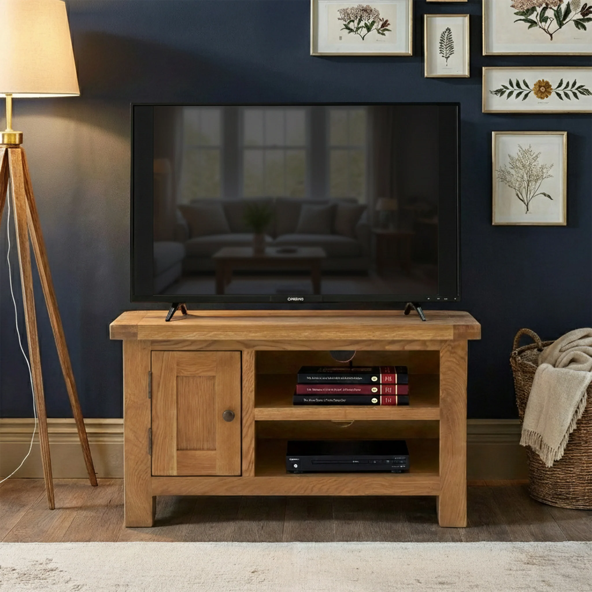 Zelah Oak 90cm TV Stand - Image 2