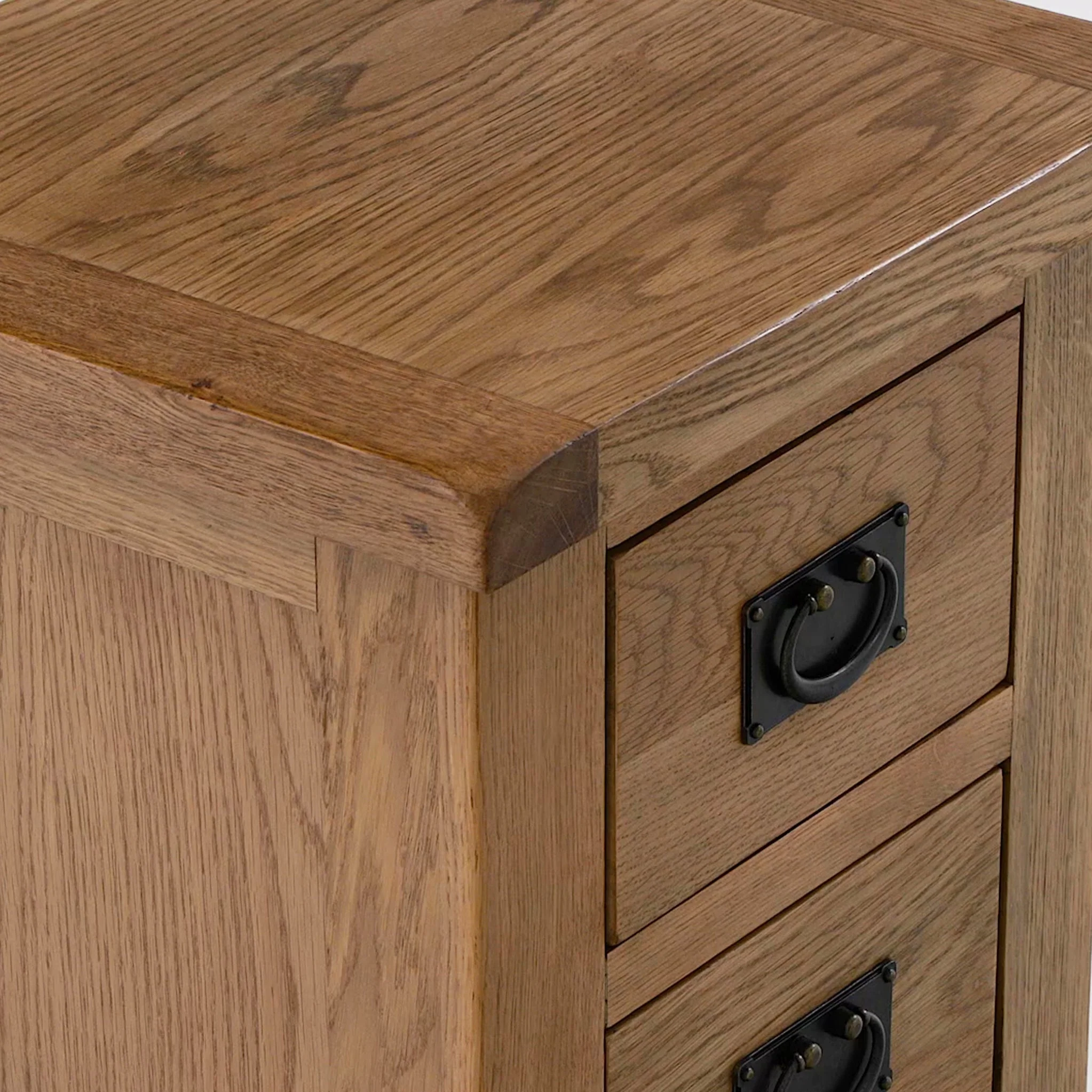 Zelah Oak Bedside Table - Image 4