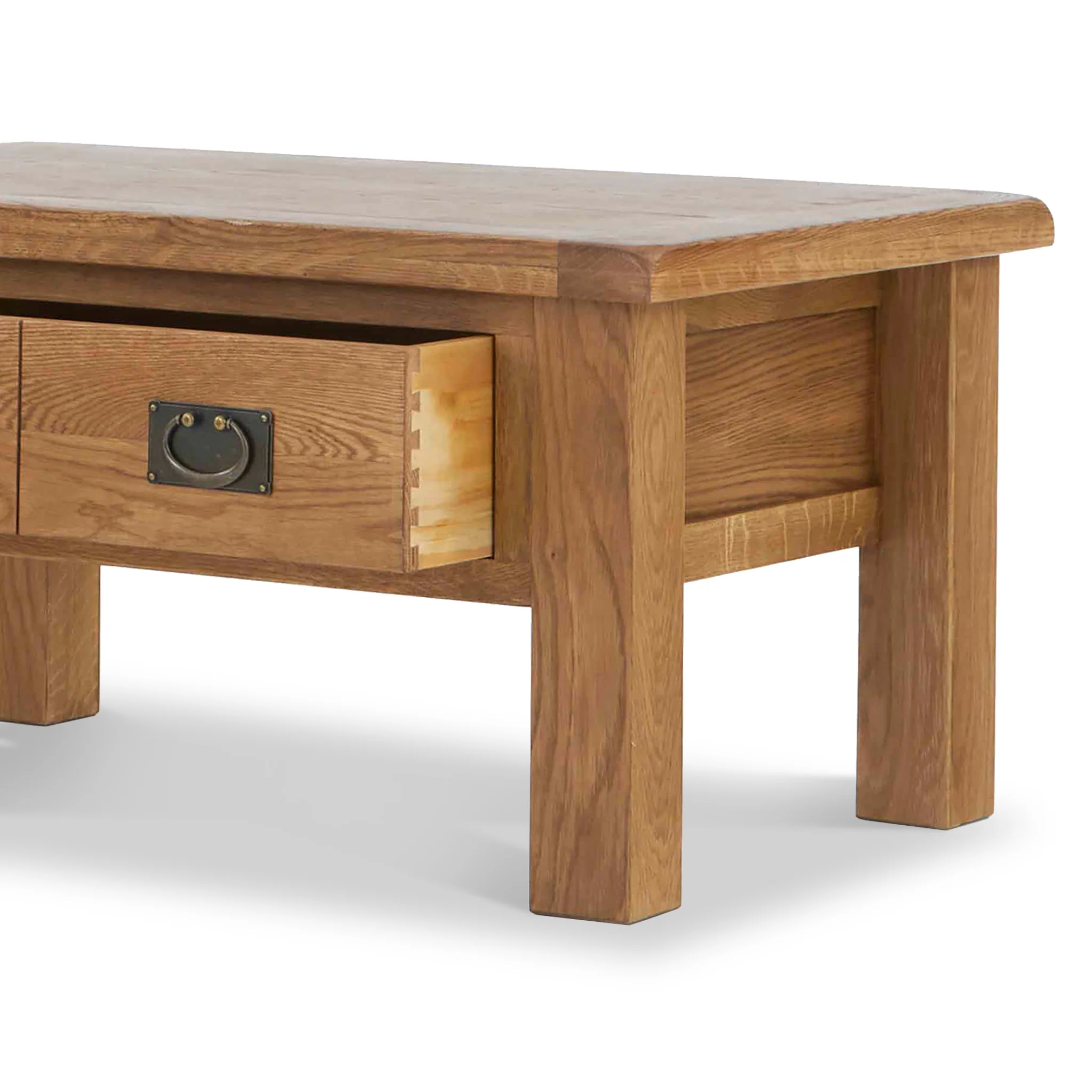 Zelah Oak Coffee Table with Drawer - Image 5