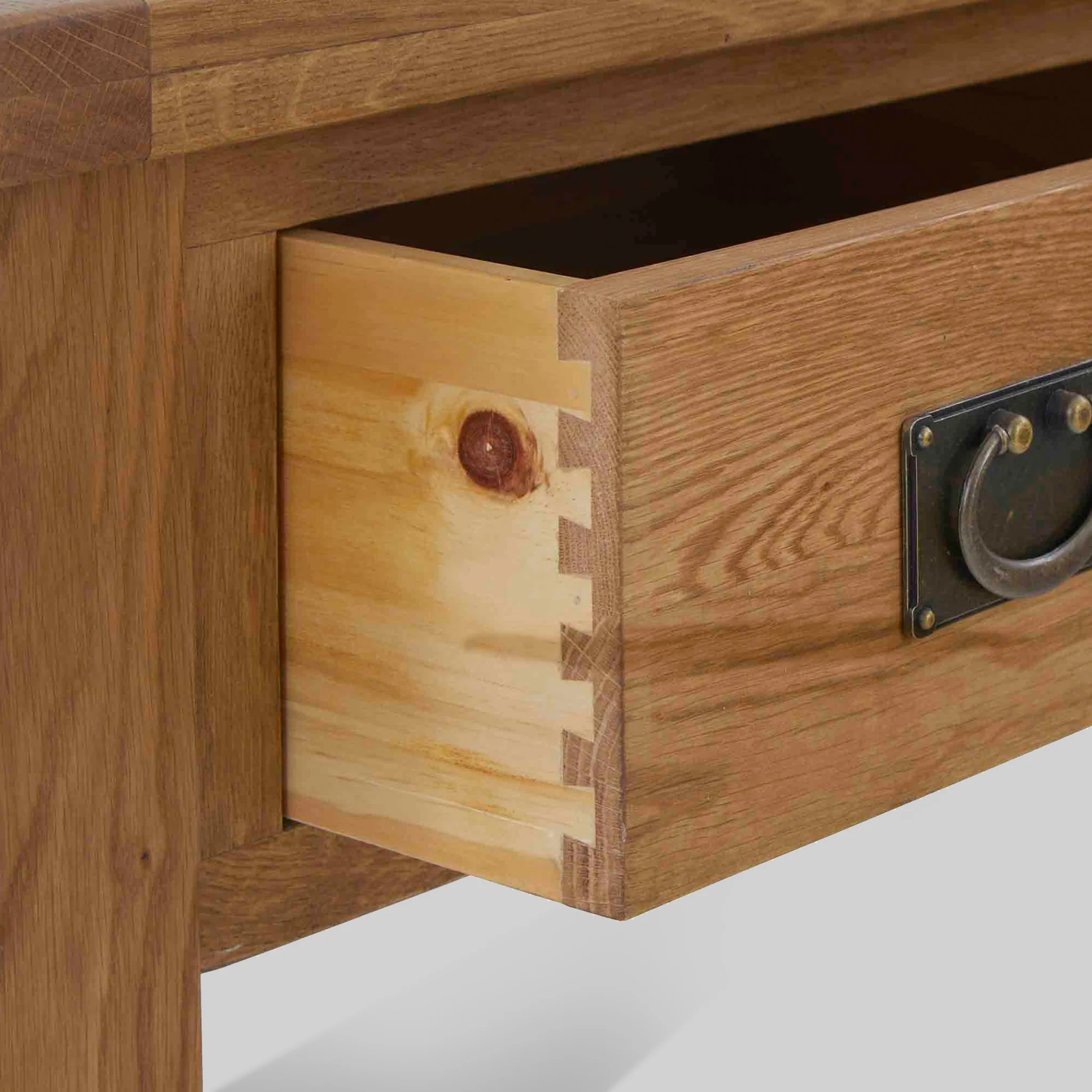 Zelah Oak Coffee Table with Drawer - Image 6