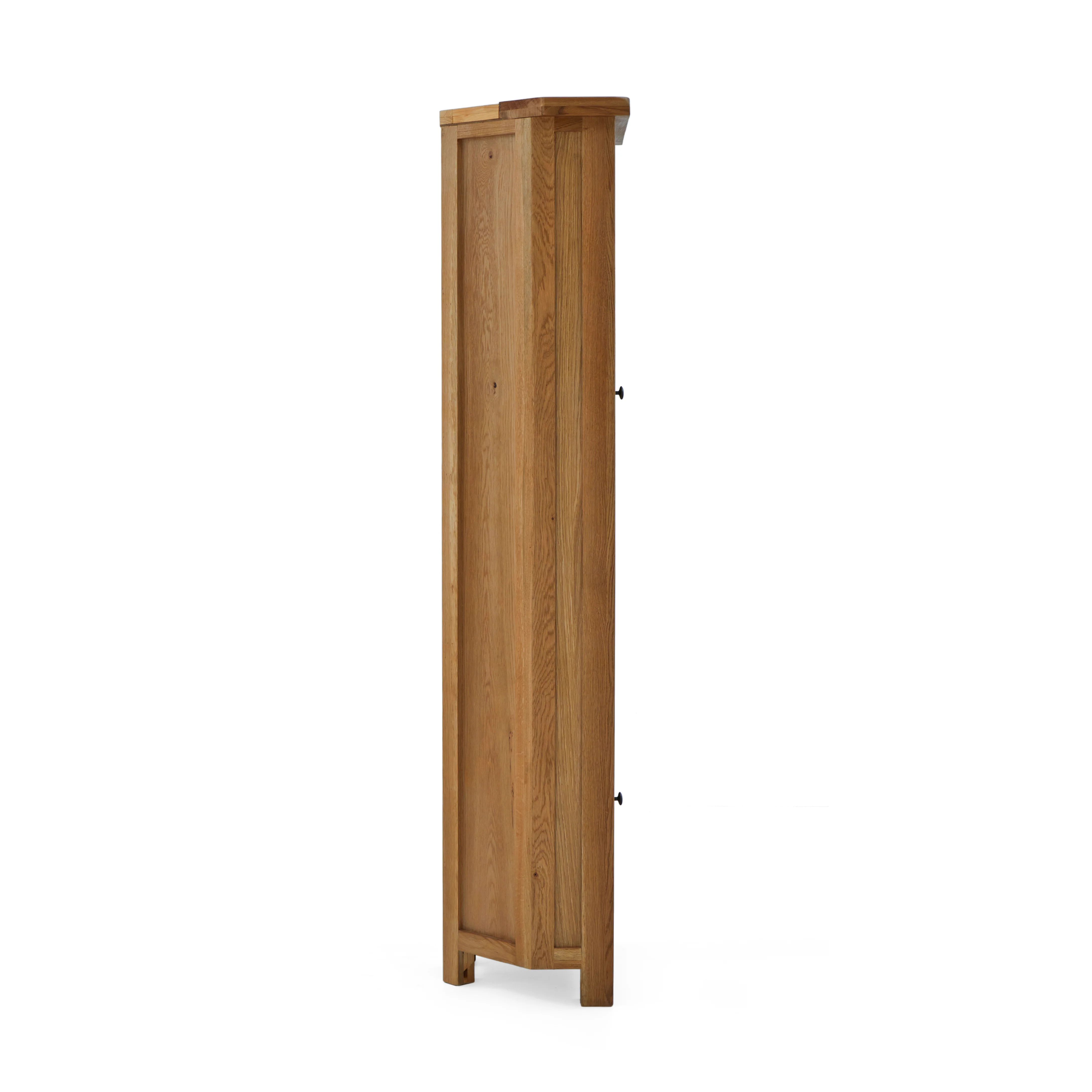 Zelah Oak Corner Display Cabinet - Image 6