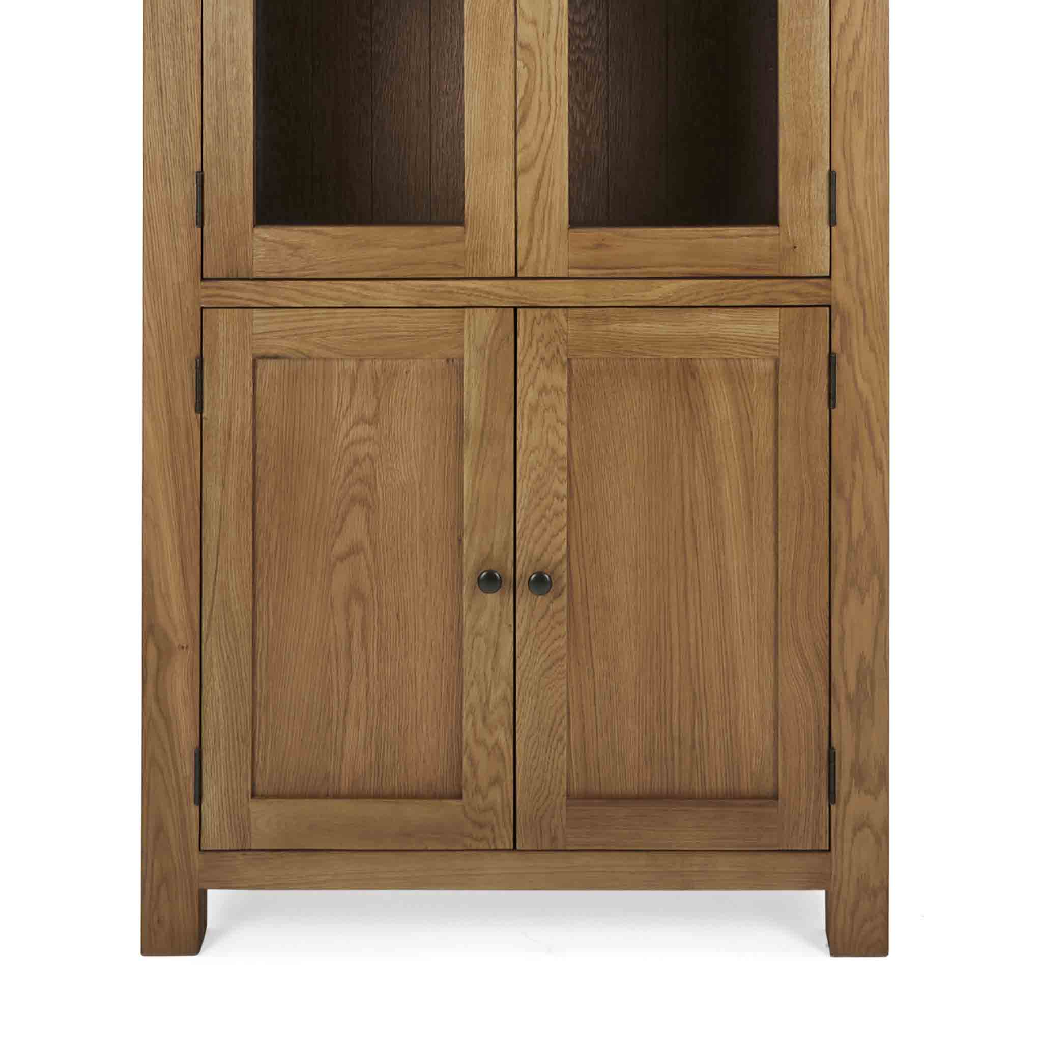 Zelah Oak Display Cabinet - Image 13