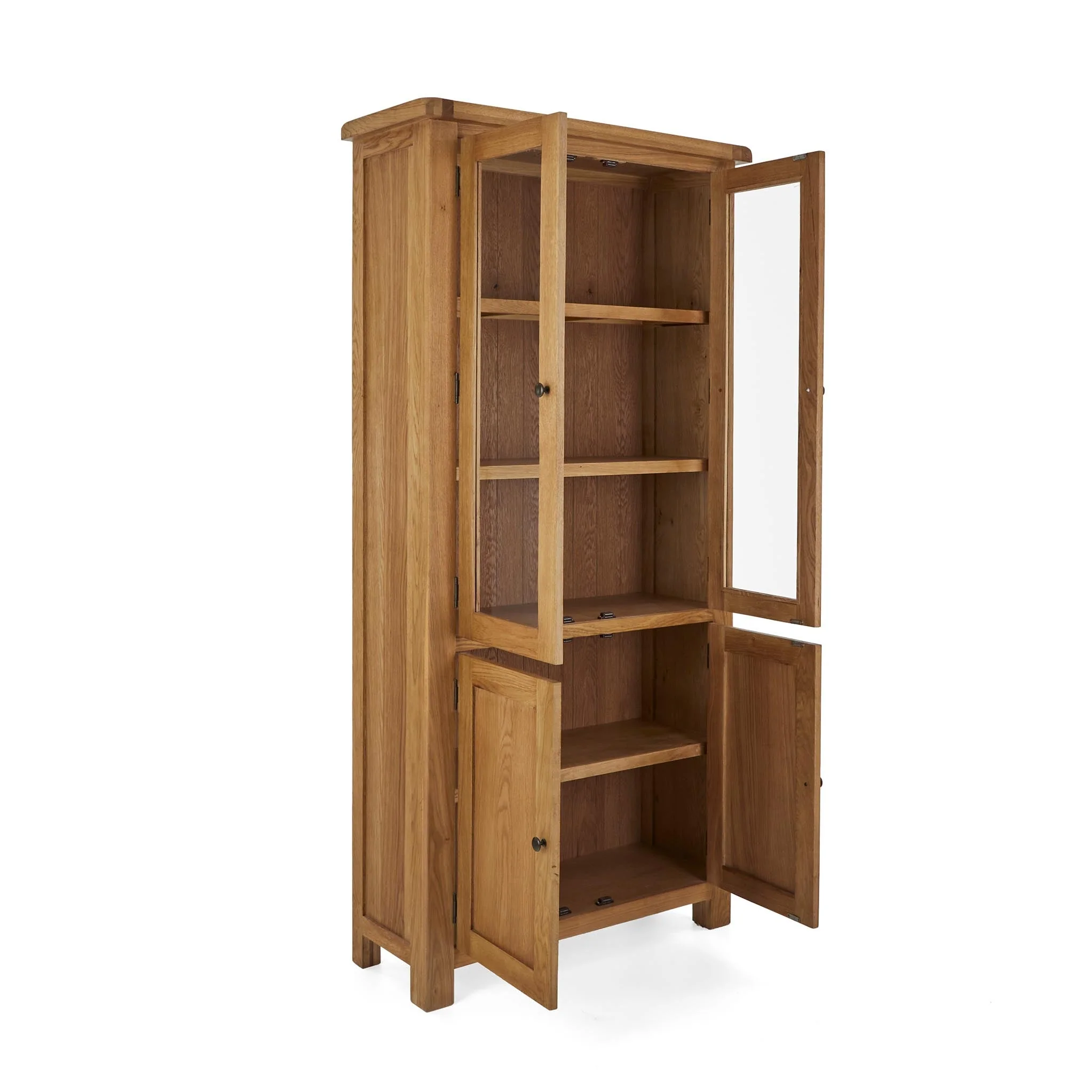 Zelah Oak Display Cabinet - Image 4
