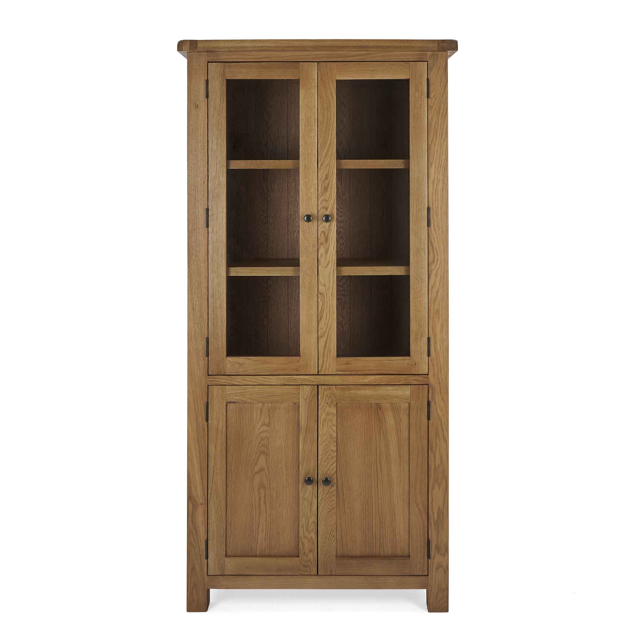 Zelah Oak Display Cabinet - Image 6