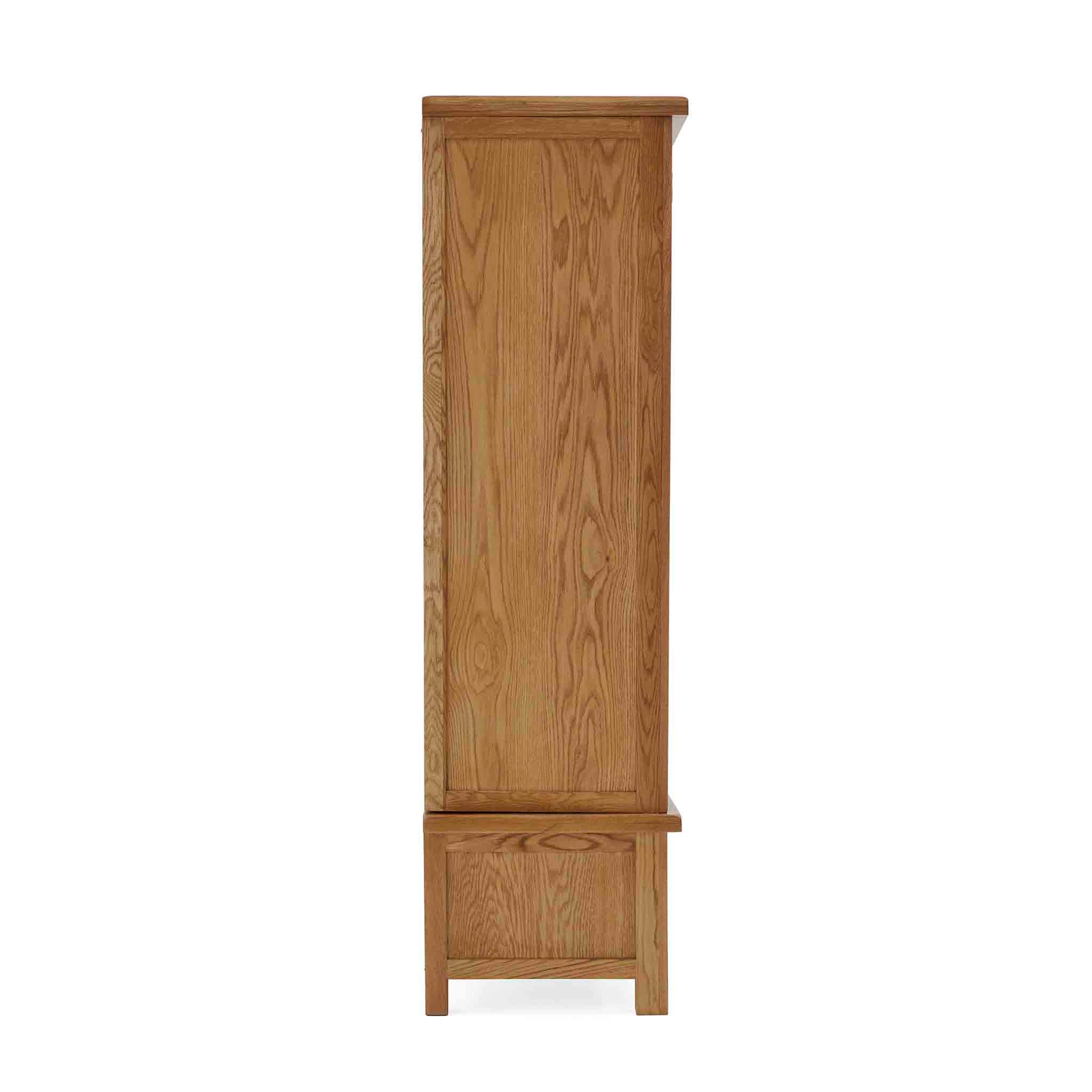 Zelah Oak Double Wardrobe with Drawer - Image 15