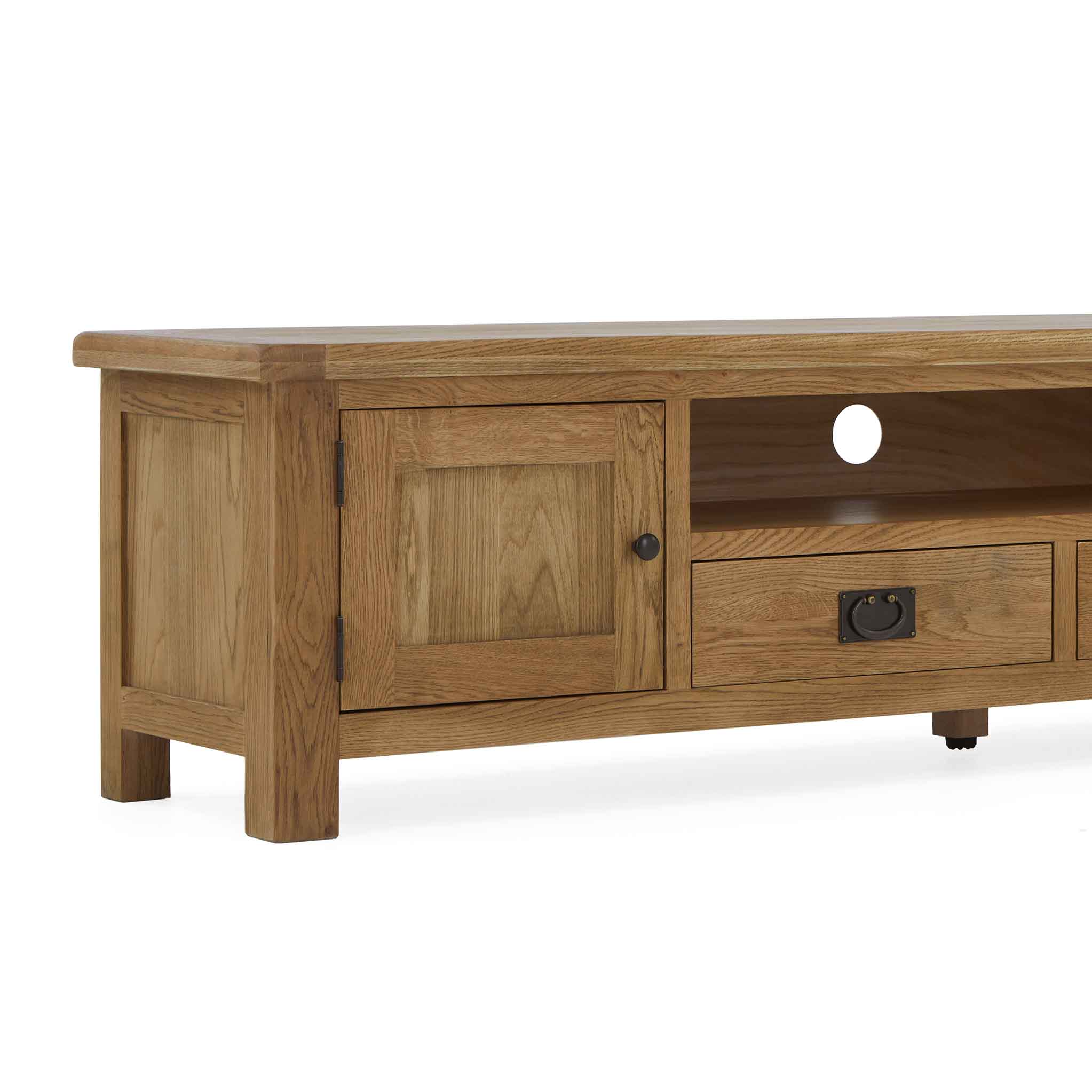 Zelah Oak Extra Wide TV Unit 200cm - Image 10