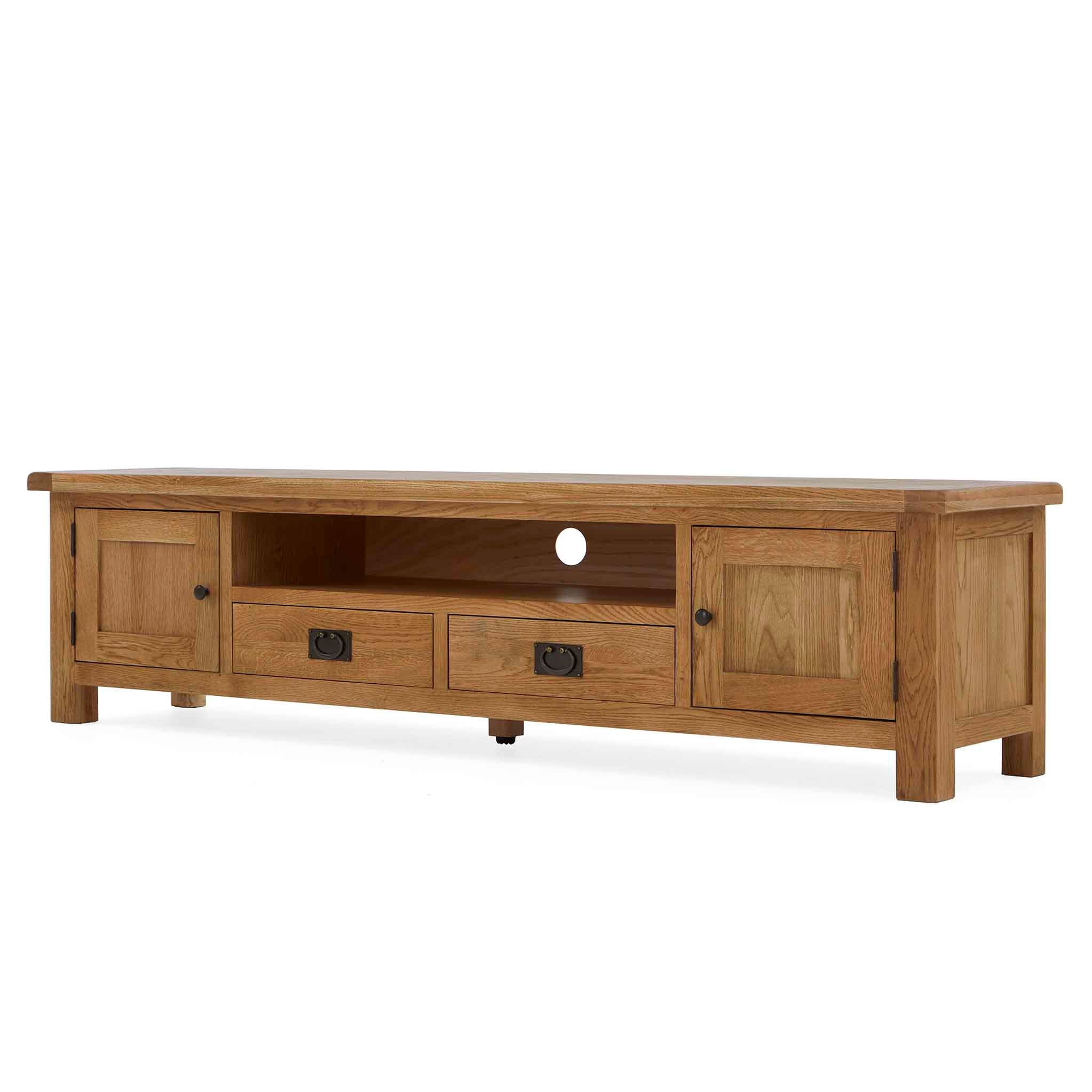 Zelah Oak Extra Wide TV Unit 200cm - Image 5