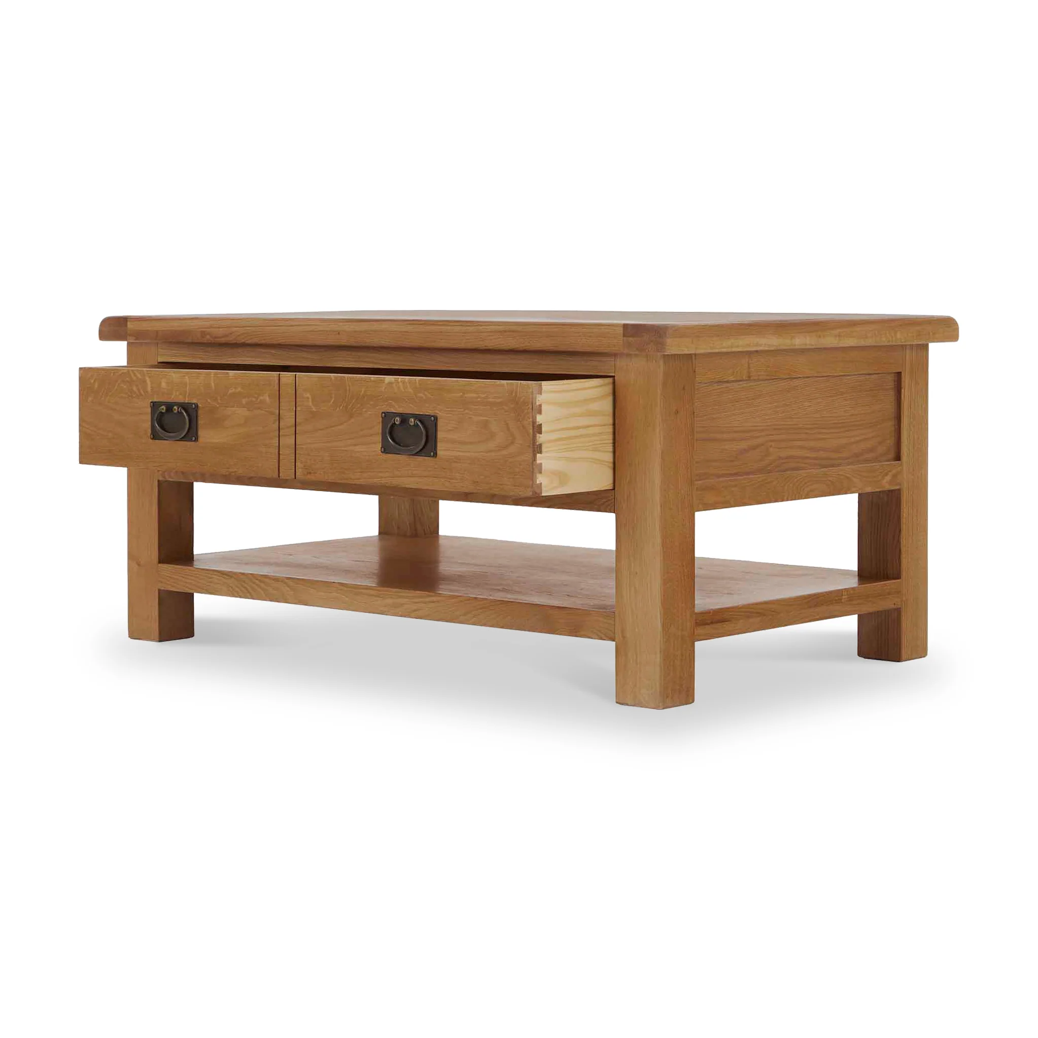 Zelah Oak King Coffee Table - Image 10