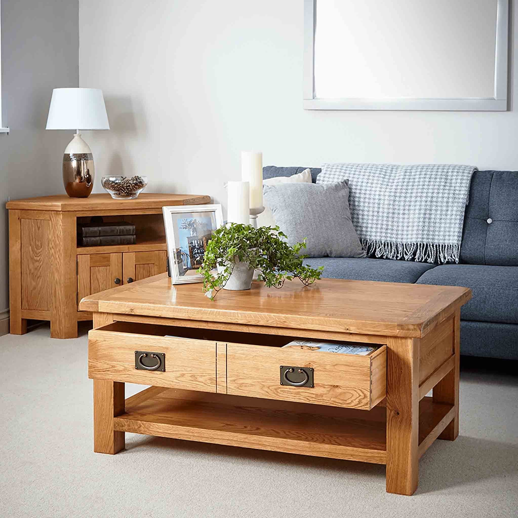 Zelah Oak King Coffee Table - Image 16