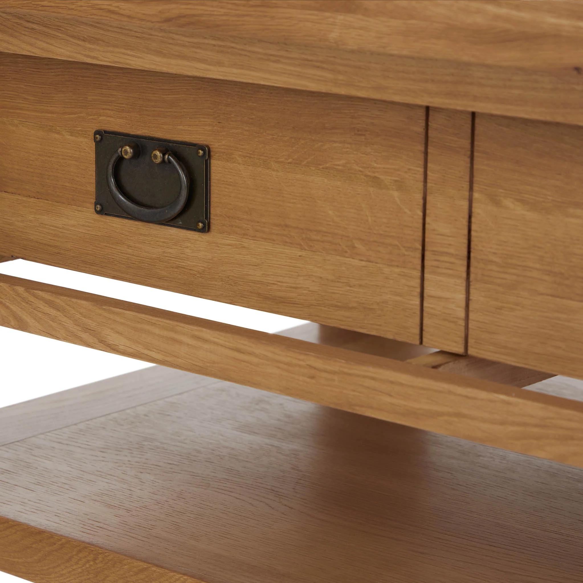 Zelah Oak King Coffee Table - Image 6