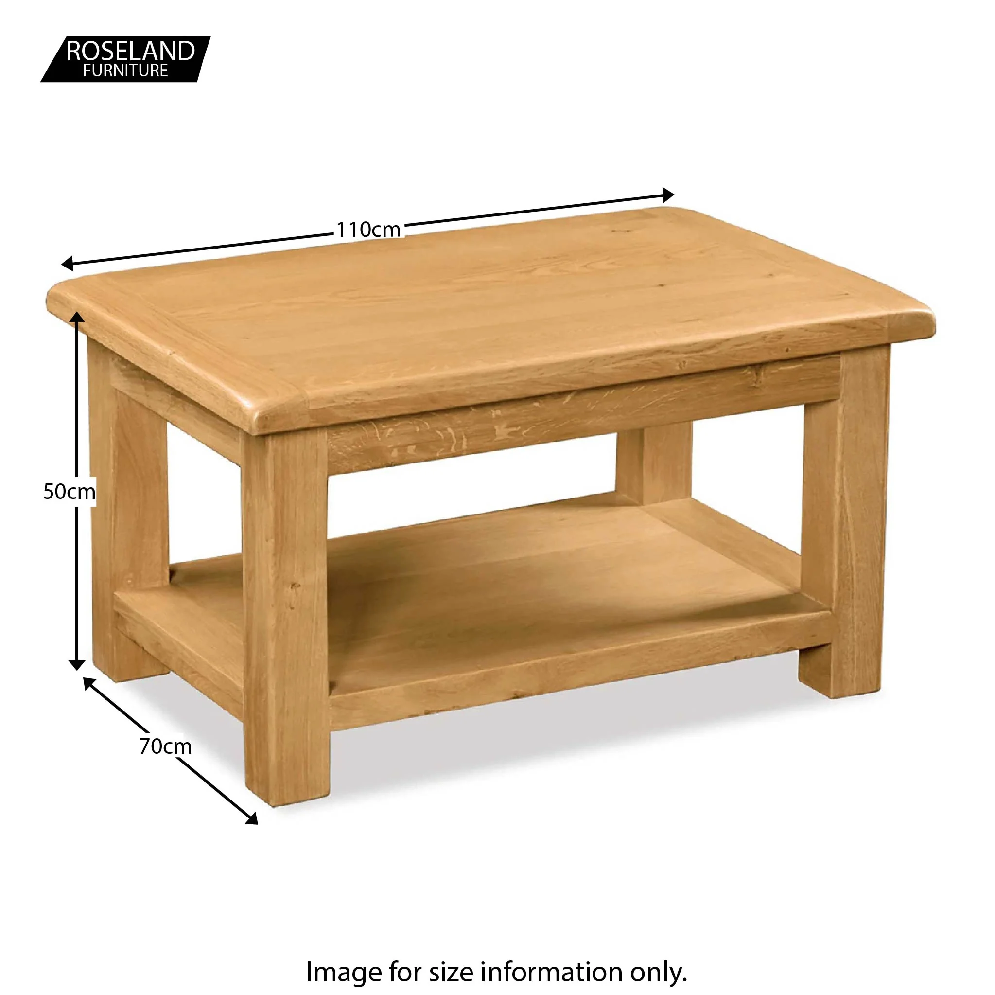 Zelah Oak Large Coffee Table - Image 11