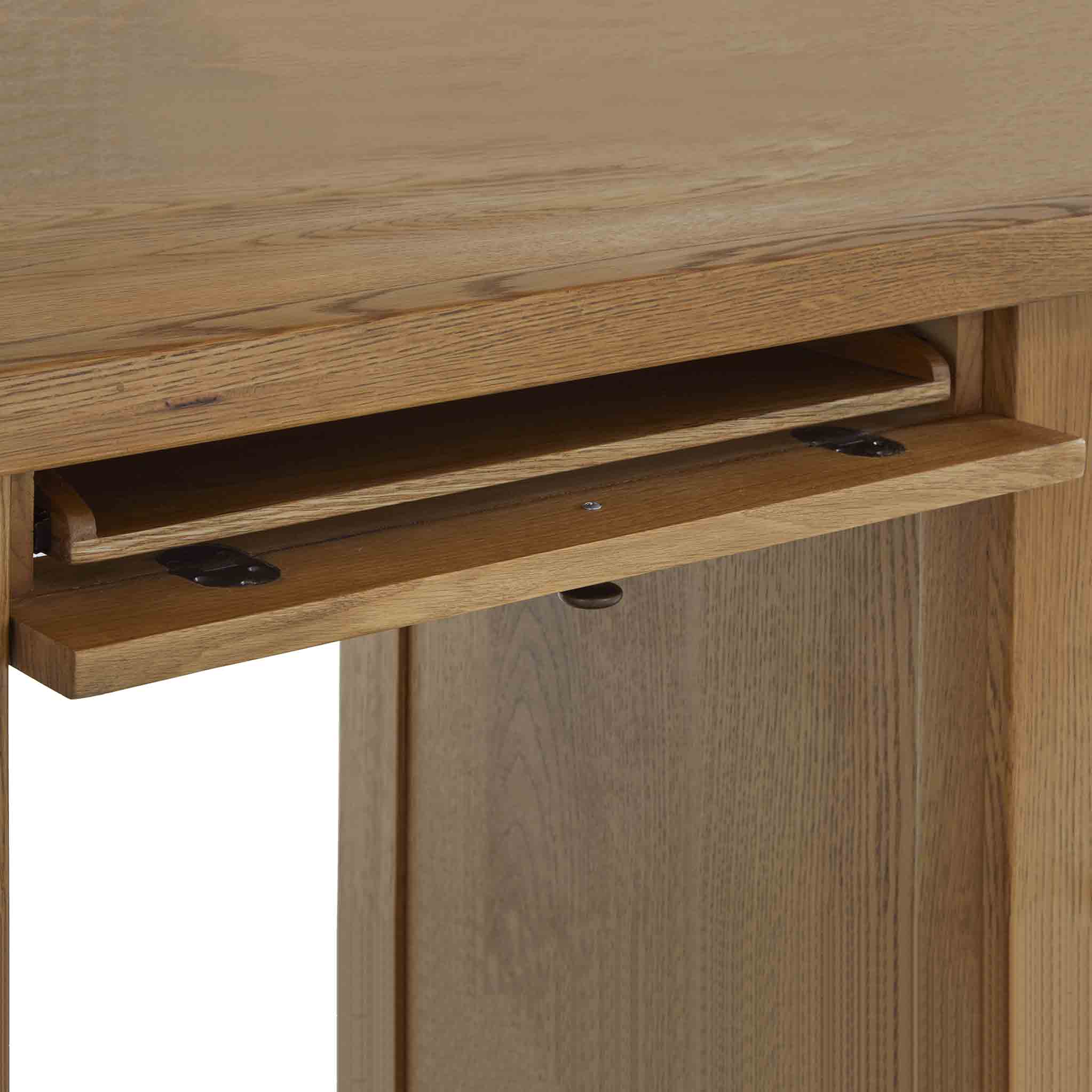 Zelah Oak Large Computer Desk - Image 15