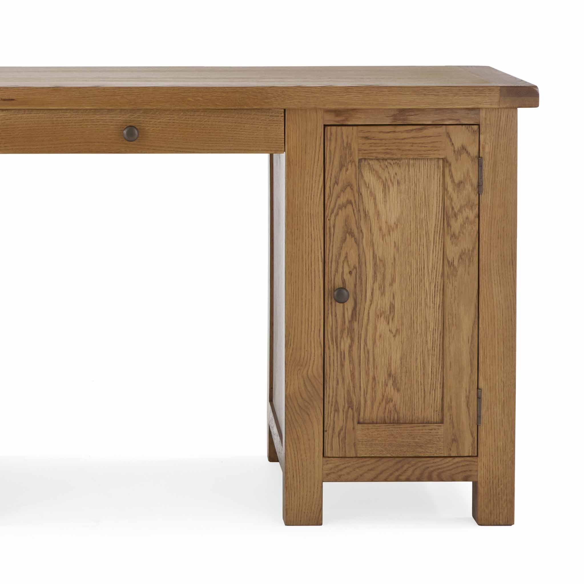 Zelah Oak Large Computer Desk - Image 18