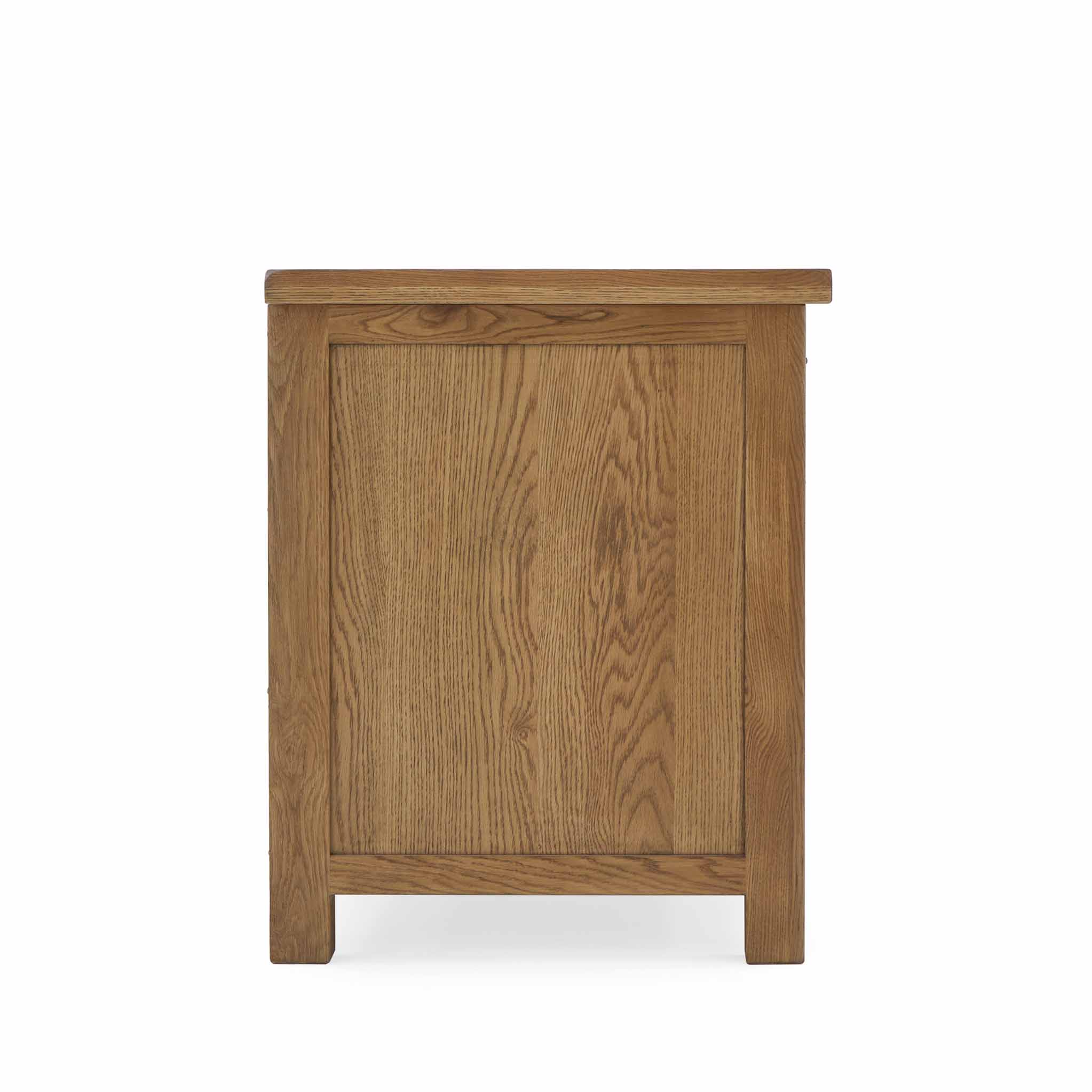 Zelah Oak Large Computer Desk - Image 6