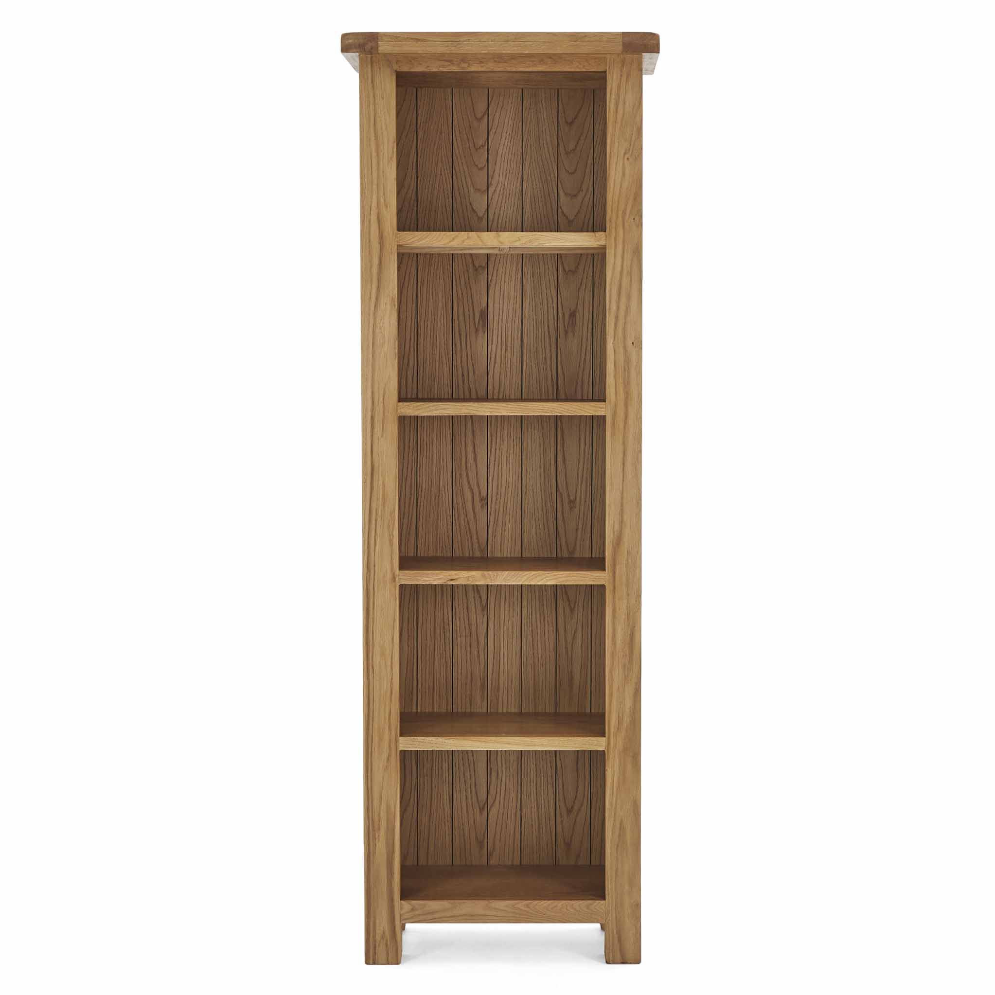Zelah Oak Narrow Bookcase - Image 3