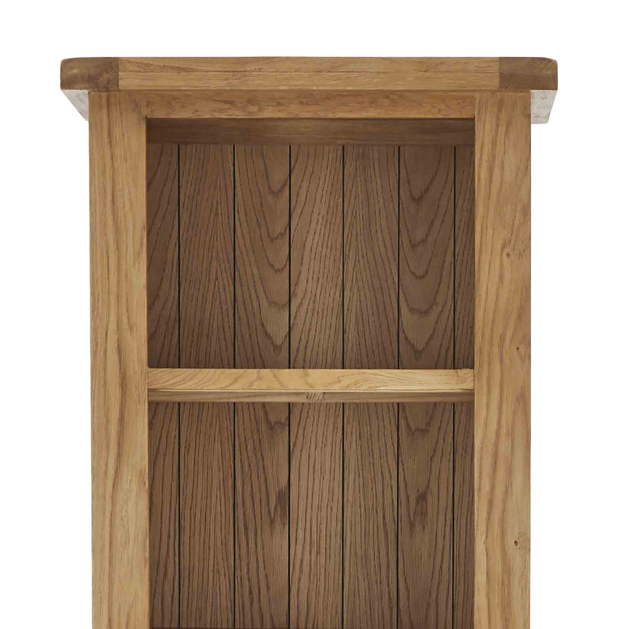 Zelah Oak Narrow Bookcase - Image 6