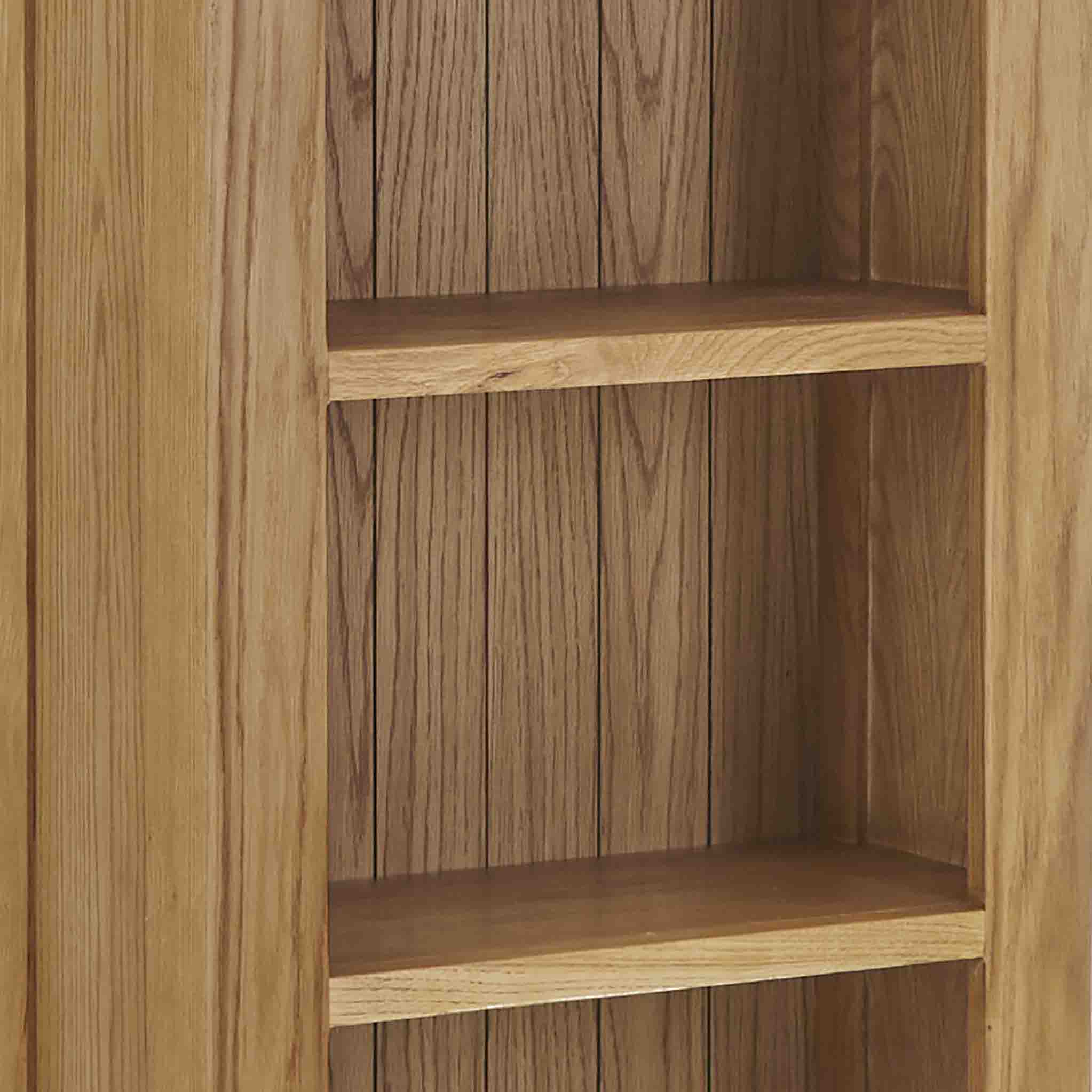 Zelah Oak Narrow Bookcase - Image 8