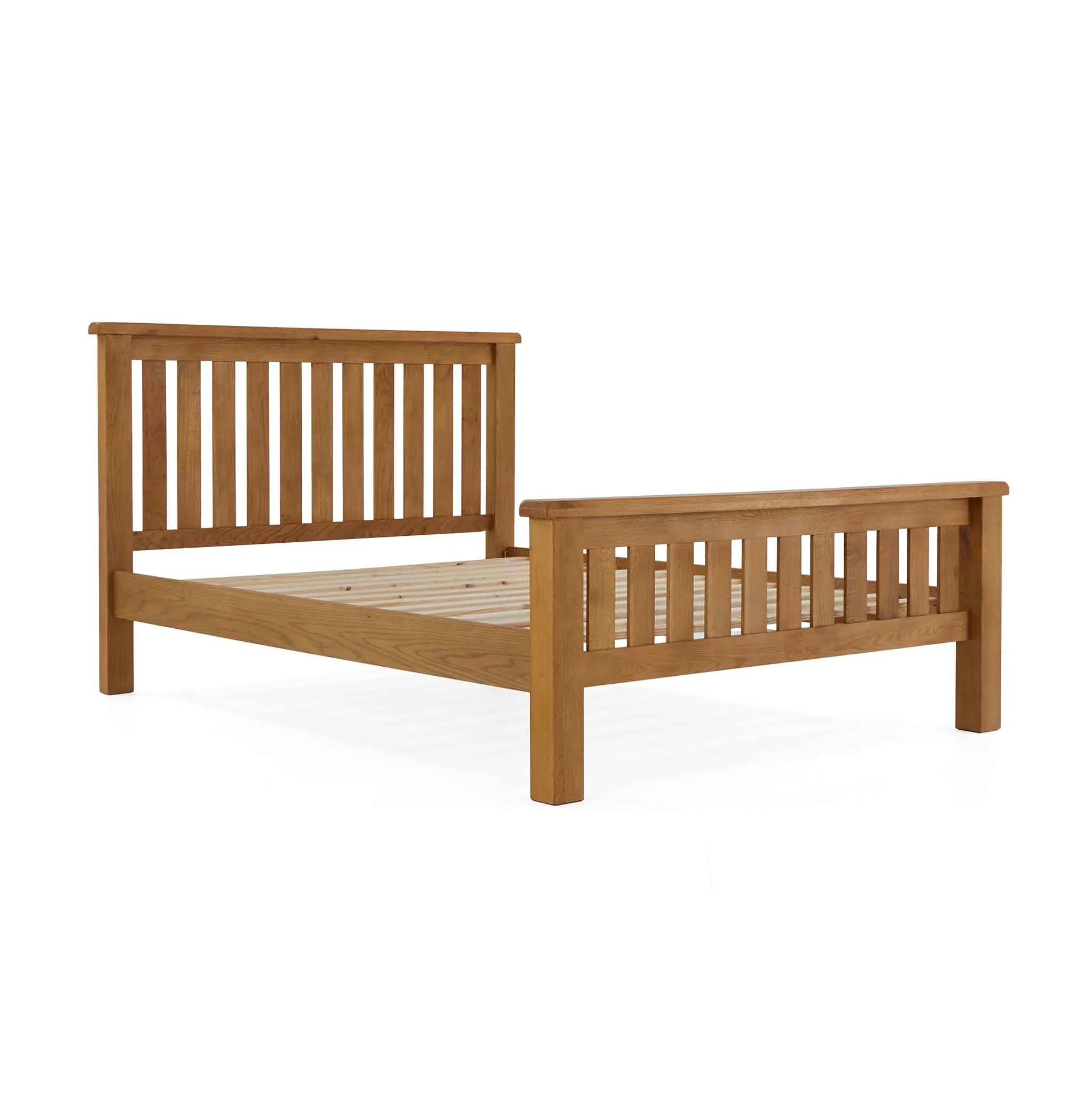 Zelah Oak Slatted Bed Frame - Image 3