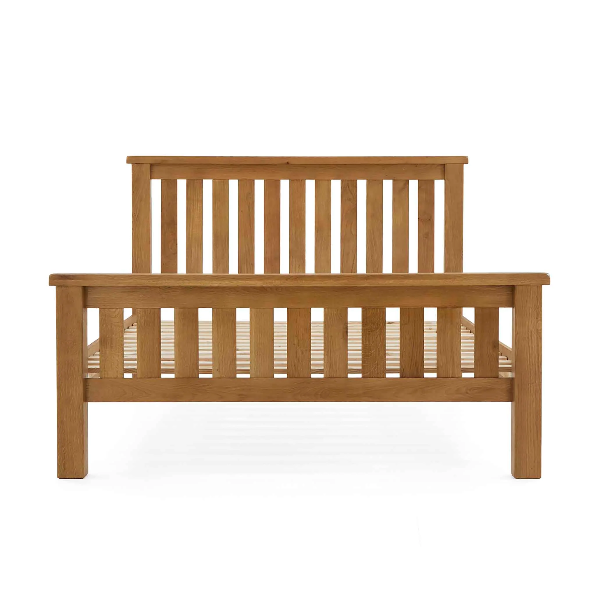 Zelah Oak Slatted Bed Frame - Image 4