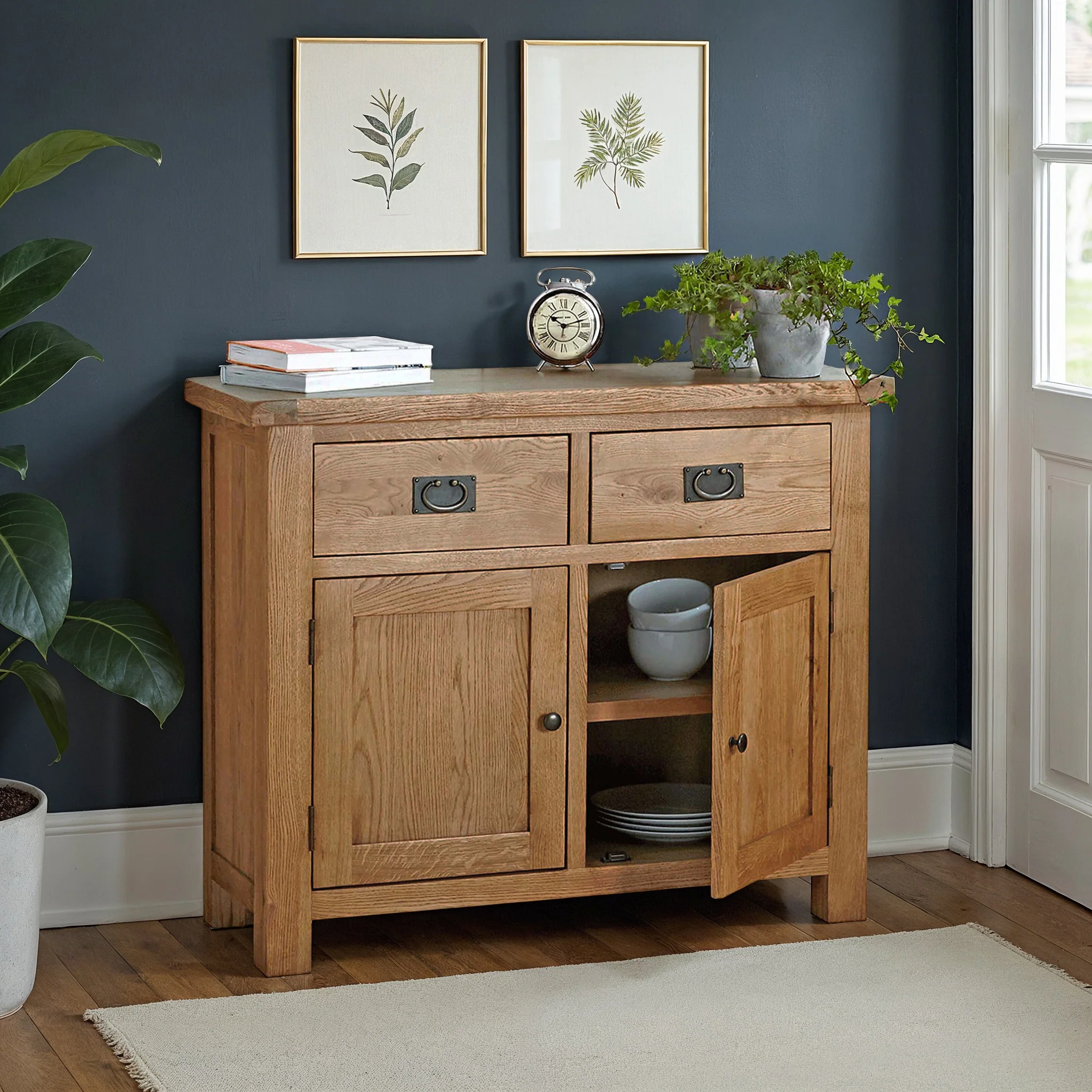 Zelah Oak Small Sideboard - Image 2