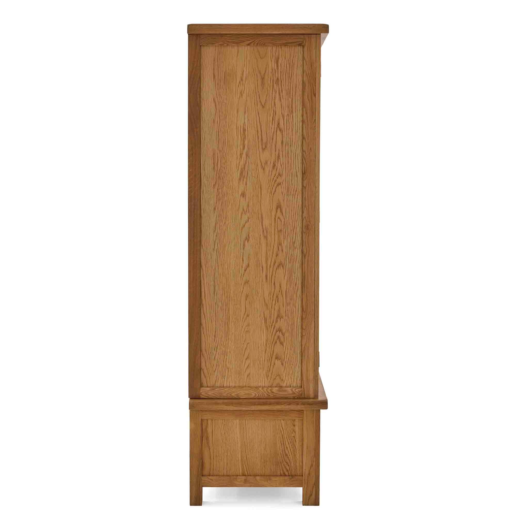 Zelah Oak Triple Wardrobe with Drawers - Image 18