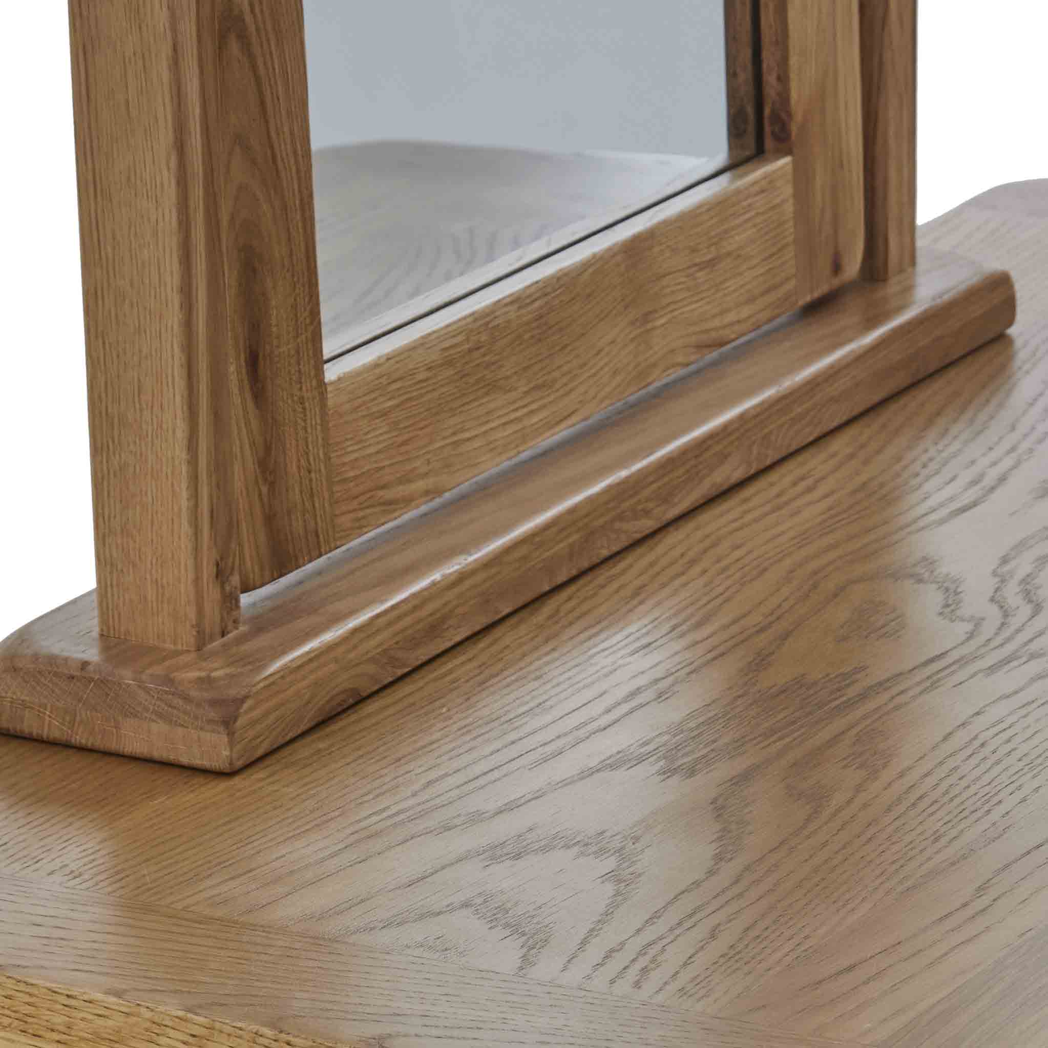 Zelah Oak Vanity Mirror - Image 7