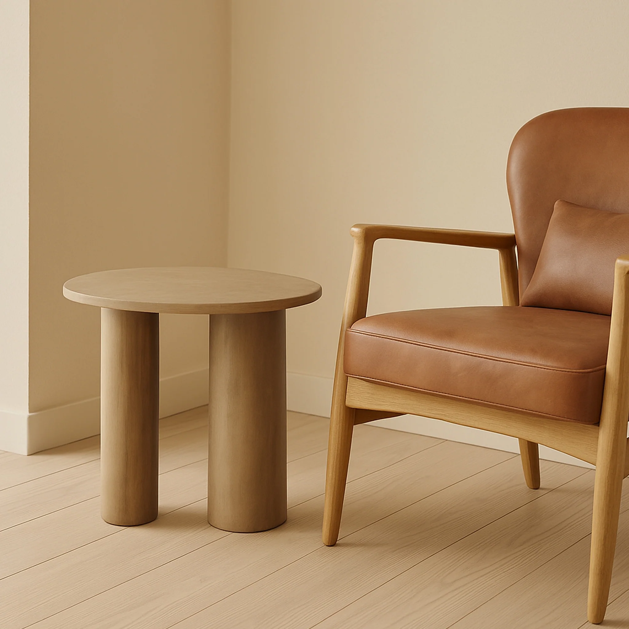 Zenra Mango Wood Lamp Table - Image 4
